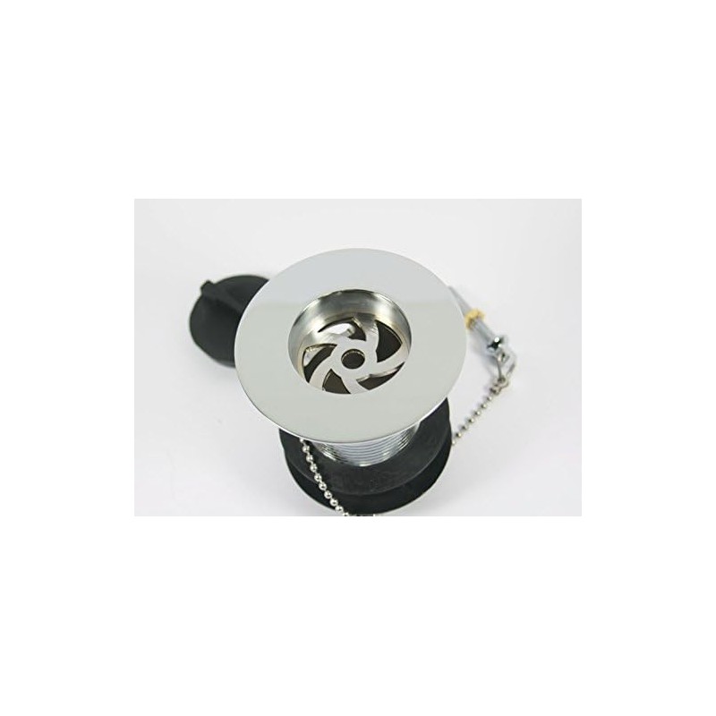 Belfast 1 1/2" Sink Waste Slotted with Chrome Metal Plug