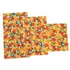 MAGICLULU 3pcs Beeswax Food Wraps Set Organic Cotton Sandwich Wrap