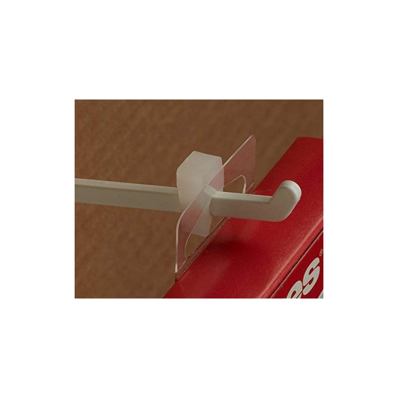 Peg Hook Stoppers, Inventory Control Clips to Help Keep Merchandise