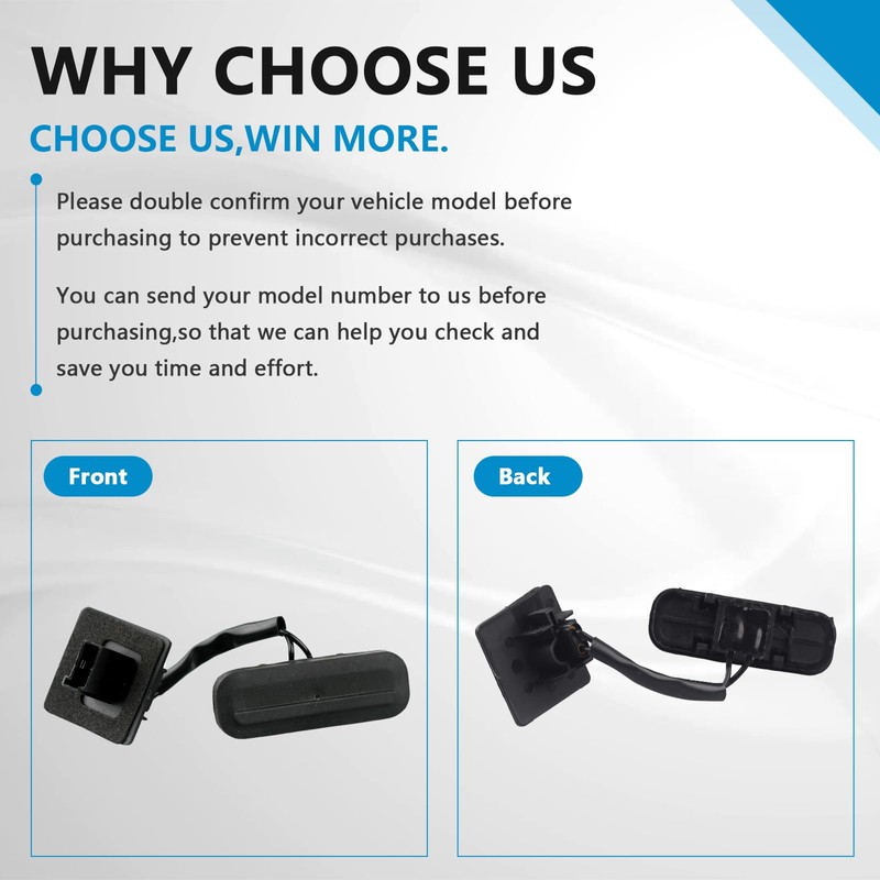 E-Vniko Rear Trunk Lid Release Switch Assembly Compatible with Buick