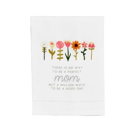 Mud Pie Perfect Mom Embroidery Towel; 21" x 14"