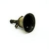 Whydah Pirate Ship Bell, Antique Gold and Black Finish, Elegant