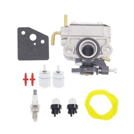 Hutdkte Carburetor for Troy-Bilt 753-08323 TB685EC TB635EC TB6044XP AC8 TEC Trimmer with 753-08319 Primer Bulb Spark Plug Kit