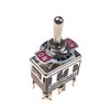 IndusTec DPDT 20A 12V 24V (On)/Off/(On) 6 Screw 3 Position