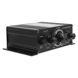 SHINEOFI Mini Digital Wireless Stereo Amplifier Professional HiFi Sound Amplifier for Phone Music Player Compact and Durable Design Black