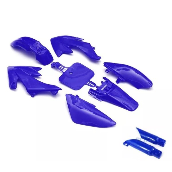 PCC Blue Plastics + Fork Guards for XR50 Dirt Bike