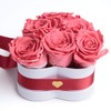 ROSEMARIE SCHULZ Heidelberg Infinity Rose Box Heart Shape with Dedication