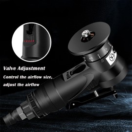 Lyshujli Pneumatic Chamfering Tool,Mini Pneumatic Chamfering Machine,45 Degree Air Chamfer Air Beveling Machine with 1/4 Inch Air Inlet for Metal, Wood, Acrylic Deburring