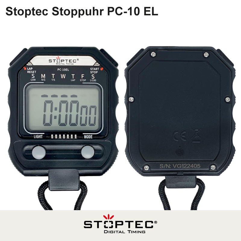 Stoptec Stopwatch PC-10 EL | Digital | Single Line Display