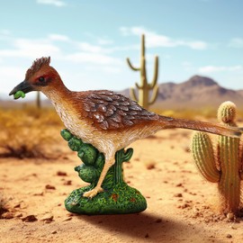 Chunful Roadrunner Statue Decor 10. 2 Inches Southwest Roadrunner Garden Statues Outdoor Resin Garden Decor for Yard Patio Lawn Home Porch Birthday Gifts for Woman Mom