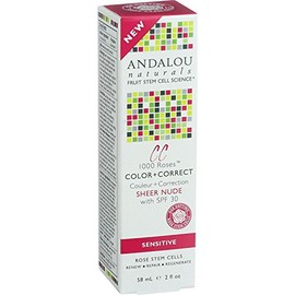 Andalou Naturals Face Cc Nude 1000 Rose Spf30