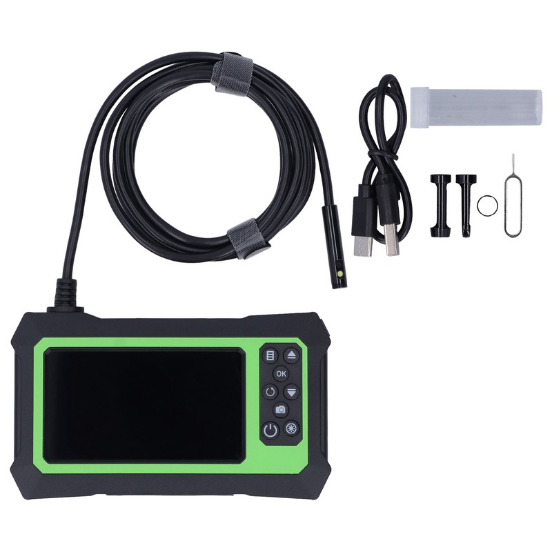 Dual Lens Industrial Endoscope ABS 1080P Digital Inspection Camera Waterproof
