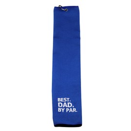 Dad Golf Towel Embroidered Golf Towel Gift Best Dad by Par Golf Towel Golf Father Gift Golf Towel Gift Papa Golf Towel (Best Dad Father T)