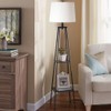 Catalina Lighting 19305-000 Modern Metal Floor Lamp with Shelves and