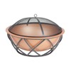 Fire Sense Barzelonia Round Copper Look Fire Pit
