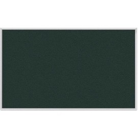 Ghent's Vinyl 2' x 3' Bulletin Board with Aluminum Frame in Ebony Brown
