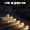 T-SUN 6Pack Solar Powered Decking Lights Solar Step Lights Outdoor