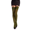 Romartex Stockings 40 Denier Opaque Plain, L, green