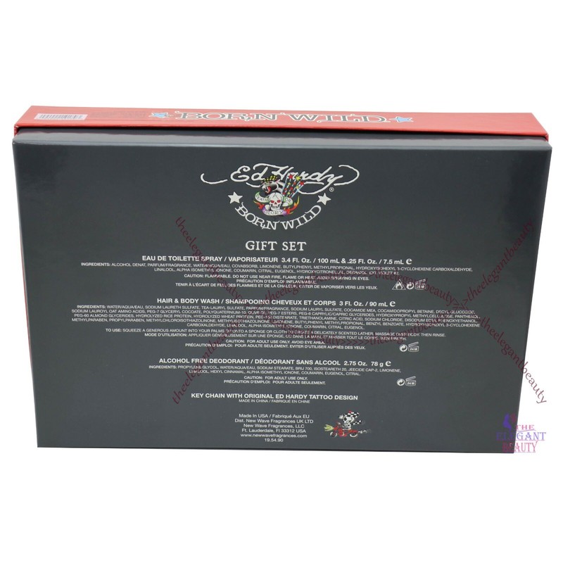 Ed Hardy Born & Wild By Ed Hardy 5 Pieces