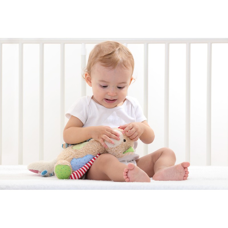 Sigikid Girls and Boys Rabbit Patchwork Sweety Cuddly Toy, cat