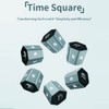 Portable Cube Timer Gravity Sensor Rotating Timer Count Up/Down Function