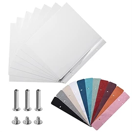 HoneyTolly Photo Album Self Adhesive Scrapbook Refill Pages for 11x10.8 inch Photo Album 11 Colors