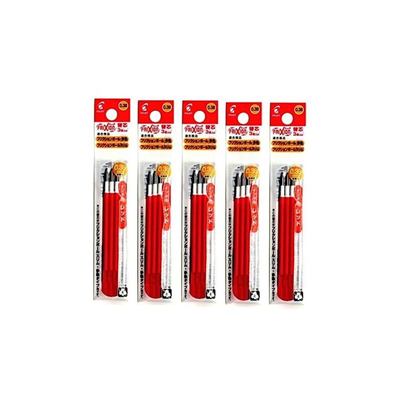 Pilot FriXion Ball Slim and Multicolor Refill 0.38mm, 3 Pack
