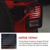 Jeep Light Covers US Flag Light Guards Protectors Compatible with