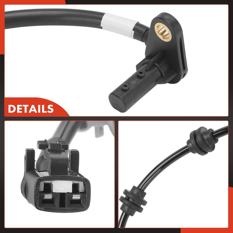 A-Premium Rear Left ABS Wheel Speed Sensor Compatible with Hyundai