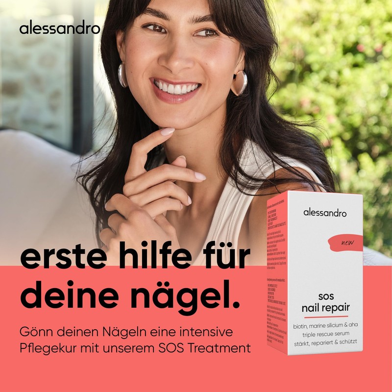alessandro SOS Nail Repair Serum - Nail Serum for Brittle