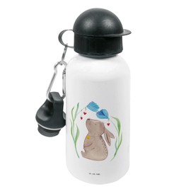 Mr. & Mrs. Panda Children's Drinking Bottle Rabbit Flower - Easter Gifts, Easter Decoration, Gift, Pregnancy, Easter, Easter Bunny, Children's Bottle