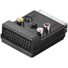 Goobay 33576 Scart to Composite Video and S-Video Adapter, IN/OUT,