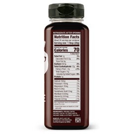 Date Lady Chocolate Syrup | Sweetened Only with Dates | Organic, Vegan, Kosher and Dairy Free | Drizzle on Ice Cream, Pour on Pancakes or Grab a Spoonful! | 1Squeeze Bottle (17oz)