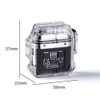 Electric Lighter Double Arc Electronic Pulse Lighter Windproof & Waterproof