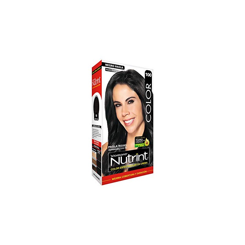 Xiomara Nutrint Tinte Negro Ebano N100, Pack of 1, 1