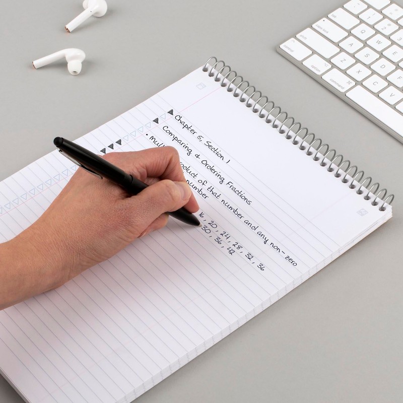 Five Star Top Spiral Notebook + Study App, 1 Subject,