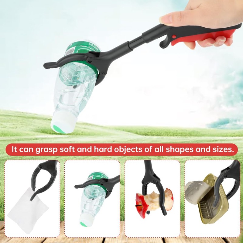QKDS Grabber Tool, 4pcs 30cm/12inch Grabber Reacher Tool Claw Rubbish