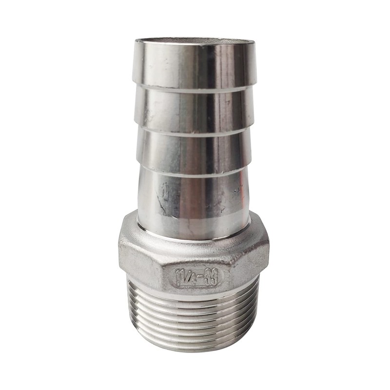 LOZOME 1-1/4" Male Thread to OD 32mm Barb Hose Pipe