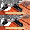 Anbte 6Pcs Solar Panel Mounting Kit, Aluminium 120 mm Solar