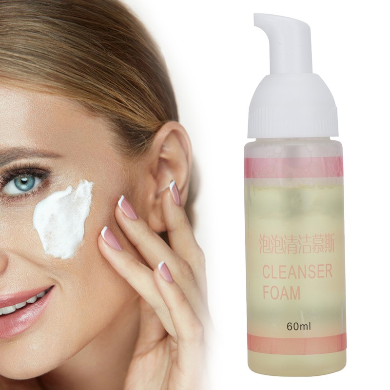 60ml Eyelash Extension Foam Cleaner Professional Mild Deep Cleaning Makeup