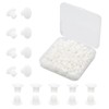 Pocoxll 200 Pieces Plastic Hole Plugs, 5mm Round Button Plugs