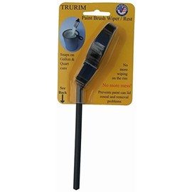 TruRim Paint Can Brush Wiper and Holder for Gallon or Quarts Sized Cans