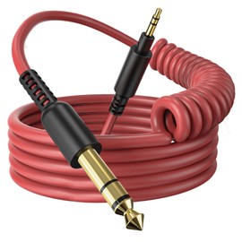 OneOdio Fusion A71/HiFi/Pro C/Pro M Wired Headphones Audio Cable Red - 6.35mm to 3.5mm
