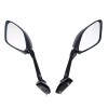 Unbranded Black Rear View Side Mirrors Fit For Suzuki GSX