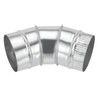 PATIKIL 4" OD 45 Degree Elbow Duct Pipe Connector, HVAC