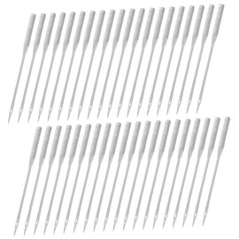Gadpiparty 100pcs Weaving Stringing Needles: Universal Sewing Machine Needle 75/11 Compatible with Most Home Sewing Machine Brands Silver