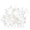 Chanzon ® LED Diodes, 5 mm/3 mm, Round/Flat Design, Transparent