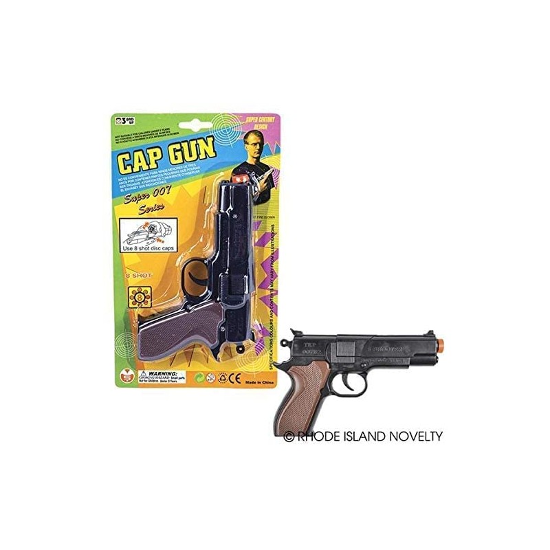 Rhode Island Novelty 6.75 inch Cap Pistol, One per Order
