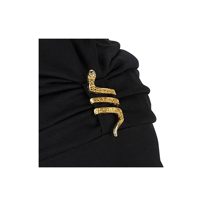 Fashy Exclusive 3483 20 Bathing Cap with Snakes Accessory Black