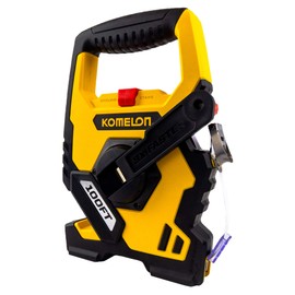 Komelon N9100 Open Reel Steel Tape Measure, 100-Feet, Yellow